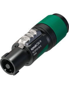 Neutrik NL4FXX-W-S - Connecteur SpeakON mâle 4 pôles