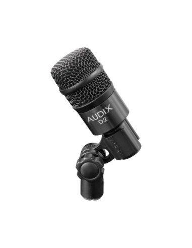 Audix D2 – Microphone sur sa fixation orientable