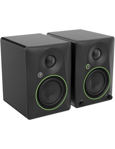 Mackie CR4.5BT – Vue rapprochée des deux enceintes