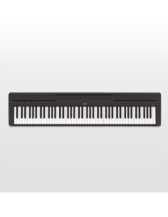 Yamaha P-45B – Vue du dessus du piano noir