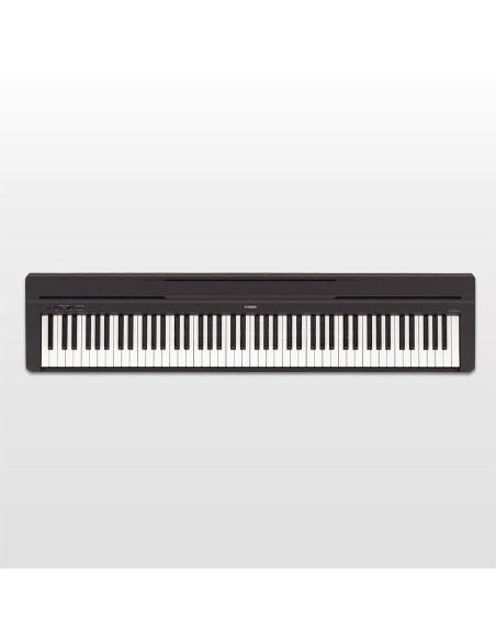 Yamaha P-45B – Vue du dessus du piano noir