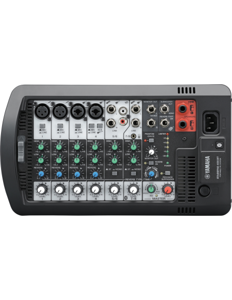 Yamaha STAGEPAS 400BT – Vue du mixeur amplifié