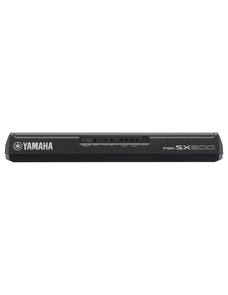 Yamaha PSR-SX600 – Vue arrière avec référence PSR-SX600