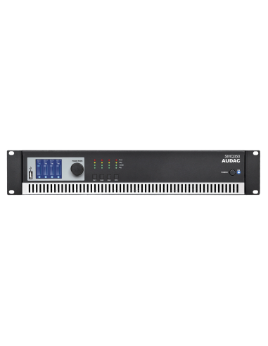 Audac SMQ350 – Façade avec écran et commande rotative