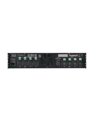 Audac SMQ350 – Panneau arrière de raccordement