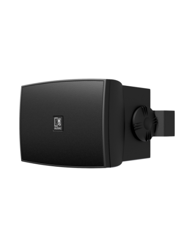 Audac WX502MK2-B – Enceinte noire et étrier de fixation mural
