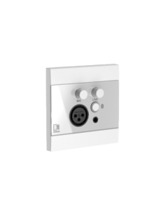 Audac WP225-W – Panneau mural blanc vu de face 2