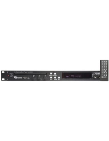 Power Dynamics PDC150 – Façade du lecteur avec télécommande