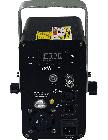 ALGAM LIGHTING SPECTRUM80GREEN - LASER D'ANIMATION 80MW VERT – vue 3