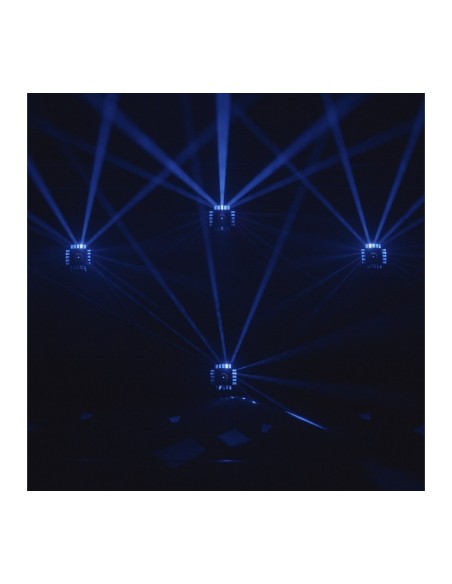 BOOMTONE DJ DERBY MOON STAR - Jeu de lumière aux faisceaux multicolors avec effe – vue 3