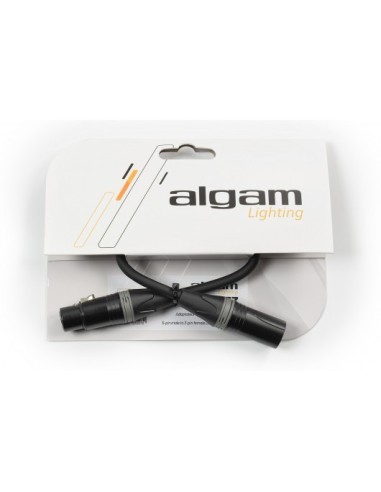 ALGAM LIGHTING ADAPT-XLR-M5F3 – Adaptateur DMX mâle 5 points / femelle 3 points – vue 1