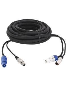 Cable rallonge alimentation et xlr ou dmx – vue 1