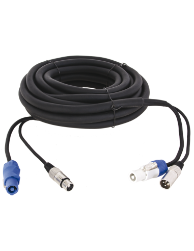 Cable rallonge alimentation et xlr ou dmx – vue 1