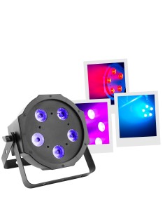 Boomtone DJ Flat par 5x5w 4in1 - Par Led – vue 1