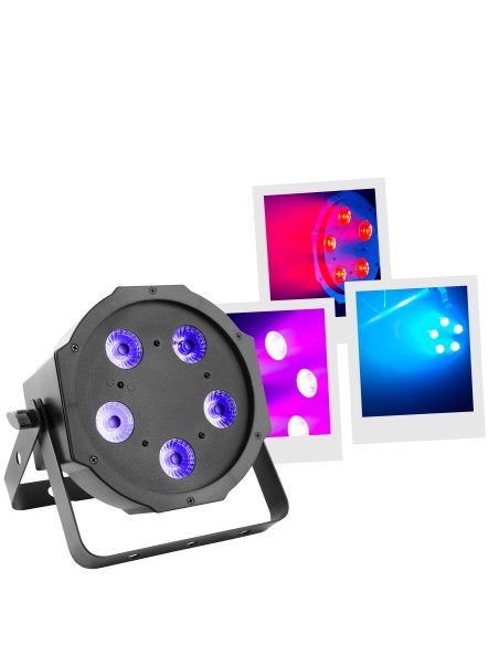 Boomtone DJ Flat par 5x5w 4in1 - Par Led – vue 1