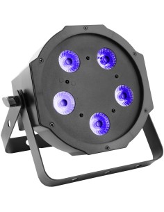 Boomtone DJ Flat par 5x5w 4in1 - Par Led – vue 1 2