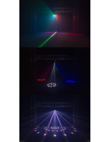 BeamZ Whirlwind - Jeu de lumière 3 en 1 avec effets – vue 3