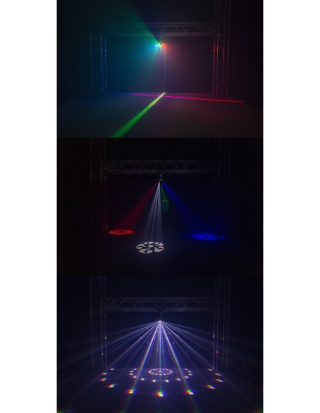 BeamZ Whirlwind - Jeu de lumière 3 en 1 avec effets – vue 3