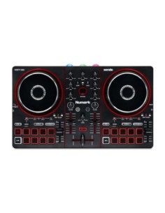Numark Party Mix III – Contrôleur DJ USB 2 voies avec jeux de lumières LED intégrés – vue de face