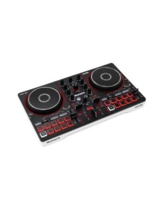 Numark Party Mix III – Contrôleur DJ USB 2 voies avec jeux de lumières LED intégrés – vue de face 2