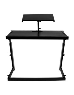 BoomTone DJ DJ Station – Meuble DJ mobile avec support ordinateur – vue générale