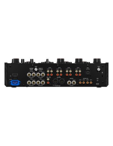 AlphaTheta Euphonia – Table de mixage DJ rotative professionnelle 4 voies – connectique arrière