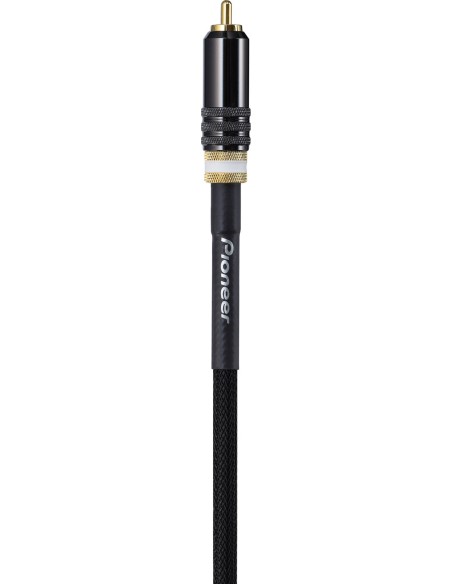 PIONEER DJ DAS-RCA020R - Câble analogique RCA de référence – connecteur RCA blanc