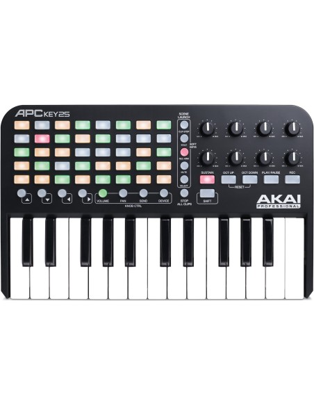 AKAI APC KEY 25 - contrôleur avec clavier pour Ableton – vue principale