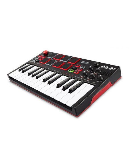 Akai Pro MPKMINIPLAY - Clavier USB 25 mini notes 128 sons et HP – vue détaillée