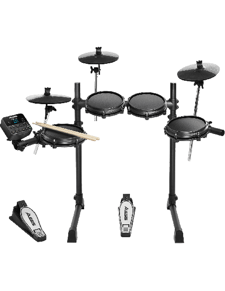 Alesis TURBOMESHKIT - Kit batterie électronique peaux mesh 4 fûts et 3 cymbales – vue principale