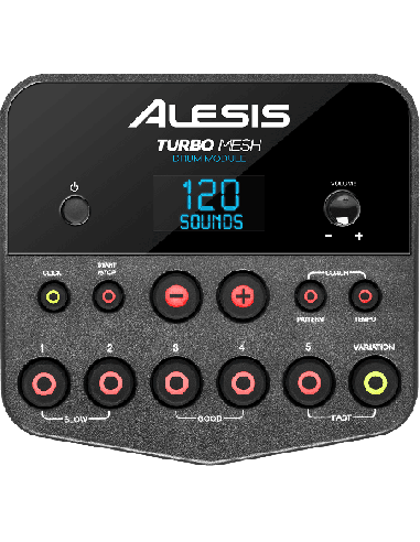 Alesis TURBOMESHKIT - Kit batterie électronique peaux mesh 4 fûts et 3 cymbales – vue alternative