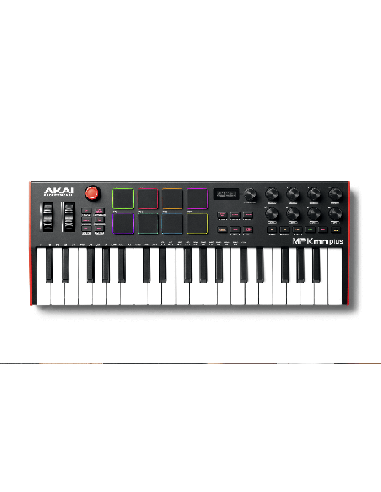 AKAI PROFESSIONAL MPKMINIPLUS - Clavier maître Mini touches 37 mini-notes - 8 pa – vue principale
