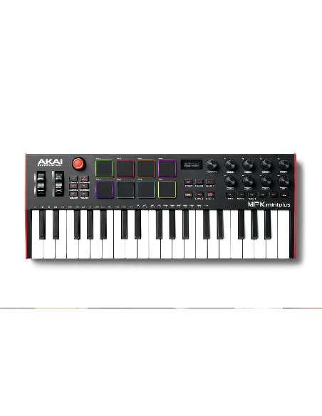 AKAI PROFESSIONAL MPKMINIPLUS - Clavier maître Mini touches 37 mini-notes - 8 pa – vue principale