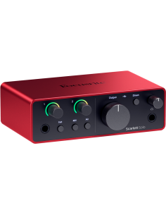 FOCUSRITE SCARLETT4-SOLO - Interface audio Scarlett Solo 4th génération 2 in / 2 out USB-C – vue principale
