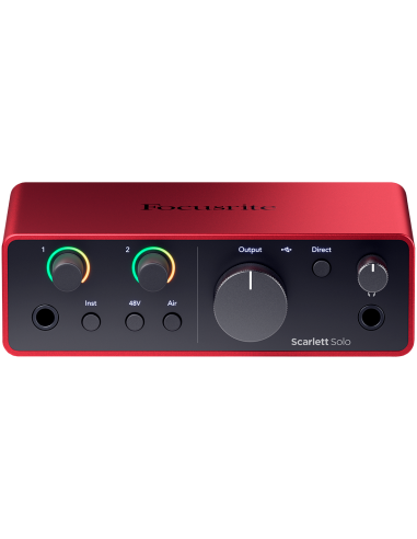 FOCUSRITE SCARLETT4-SOLO - Interface audio Scarlett Solo 4th génération 2 in / 2 out USB-C – vue alternative