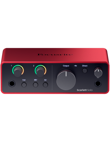 FOCUSRITE SCARLETT4-SOLO - Interface audio Scarlett Solo 4th génération 2 in / 2 out USB-C – vue alternative