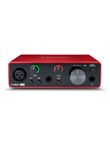 Focusrite SCARLETT3-SOLO - Scarlett G3 Carter son 2 in/2 out USB-C - 3ème généra – vue principale