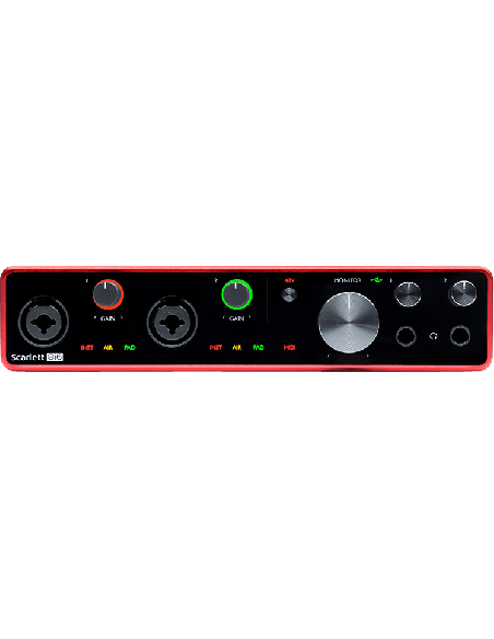 Focusrite SCARLETT3-8I6 - Interface audio - USB - 8 in/6 out USB-C – vue alternative