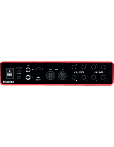 Focusrite SCARLETT3-8I6 - Interface audio - USB - 8 in/6 out USB-C – vue détaillée