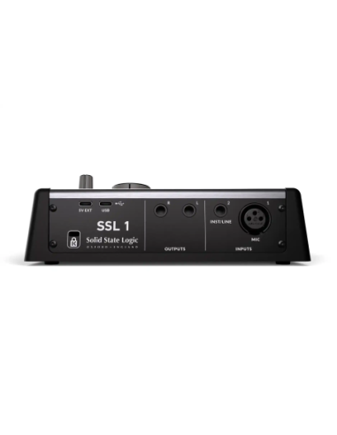 SOLID STATE SSL1 - Interface audio USB-C 2 entrées 2 sorties – vue détaillée