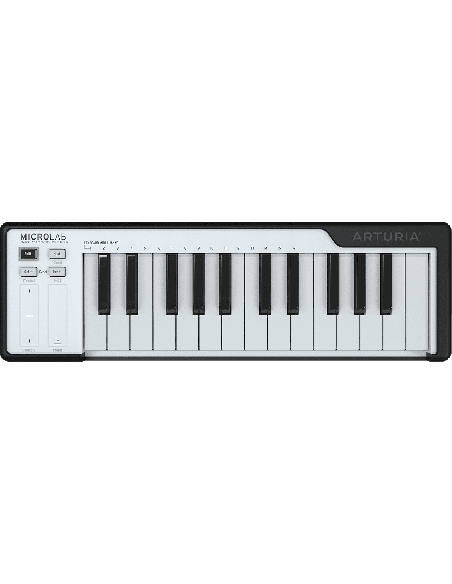 Arturia MICROLAB-NOIR - Clavier maitre MICROLAB noir – vue principale