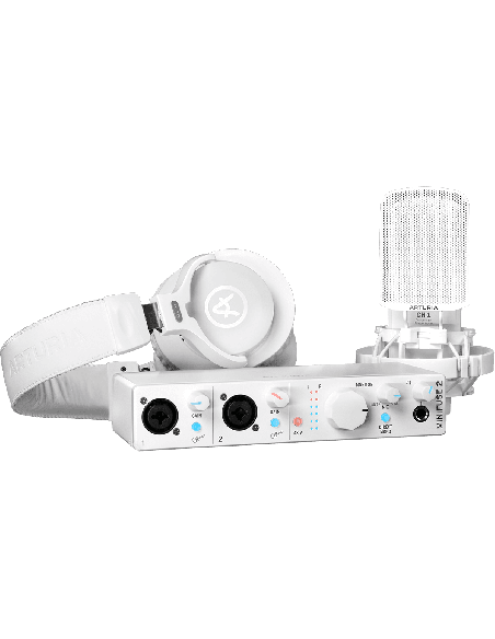 Arturia MiniFuse2-RP-WH – Pack d’enregistrement MiniFuse 2 blanc – vue principale