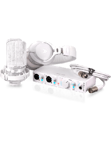 Arturia MiniFuse2-RP-WH – Pack d’enregistrement MiniFuse 2 blanc – vue détaillée
