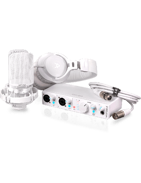 Arturia MiniFuse2-RP-WH – Pack d’enregistrement MiniFuse 2 blanc – vue détaillée