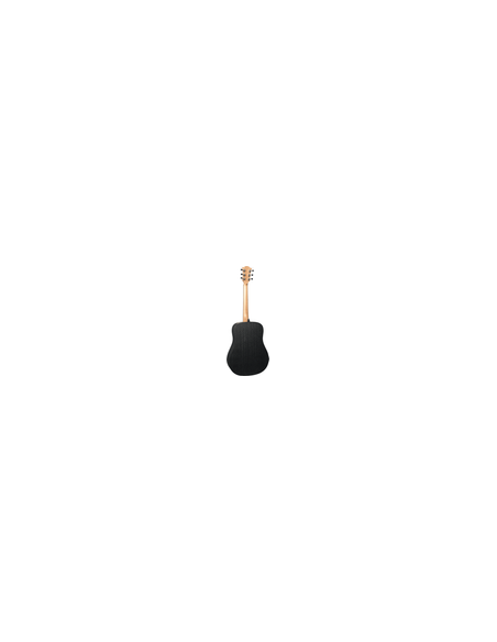 LÂG T70D-B&B – Guitare acoustique Dreadnought Black & Brown – vue arrière