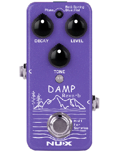 NUX DAMP REVERB – Pédale de réverbération numérique – vue alternative