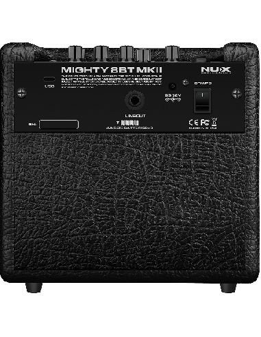 NUX MIGHTY 8BT MKII – Ampli guitare portable à modélisation 8 W – vue détaillée