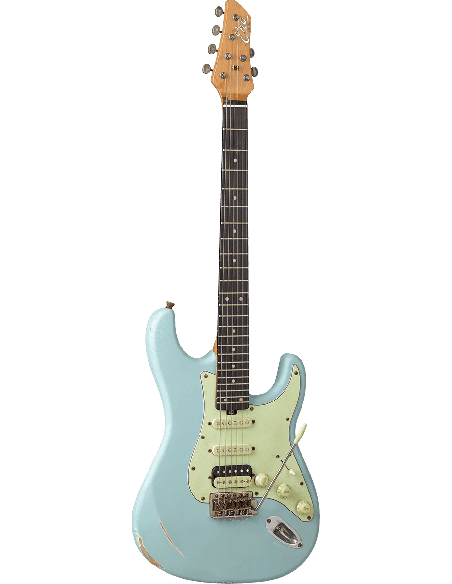 EKO AIRE RELIC DAPHNE BLUE – Guitare électrique – vue principale