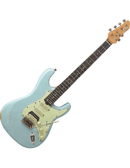 EKO AIRE RELIC DAPHNE BLUE – Guitare électrique – vue alternative