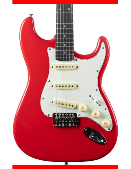 EKO ST300 FIESTA RED – Guitare électrique type Strat – vue principale